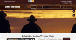 Desktop Screenshot of countrygeneralstore.com